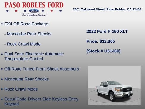 Used 2022 Ford F150 XLT w/ Equipment Group 301A Mid AWD/4WD image 18