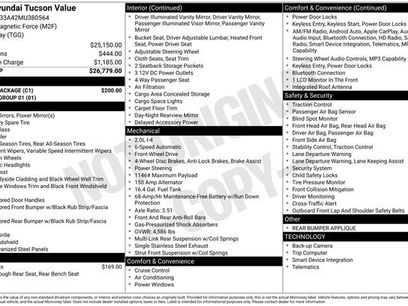 Used 2021 Hyundai Tucson Value w/ Cargo Package