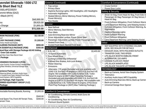 Used 2023 Chevrolet Silverado 1500 LTZ w/ LTZ Premium Package AWD/4WD image 2