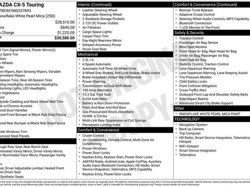 Used 2021 MAZDA CX-5 Touring image 6