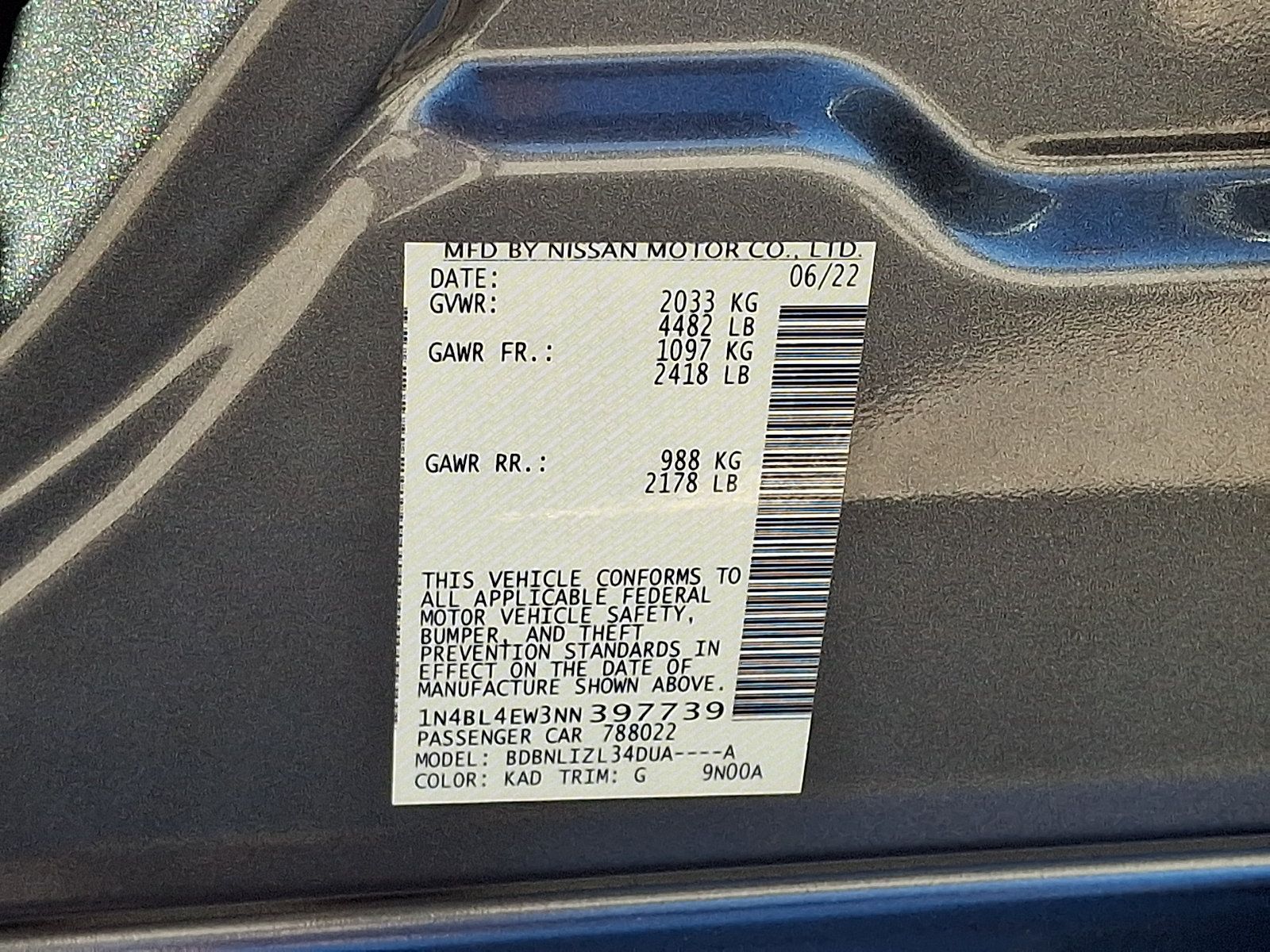 Certified 2022 Nissan Altima 2.5 SL AWD/4WD image 27
