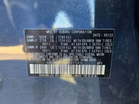 Used 2024 Subaru Outback Limited XT image 34