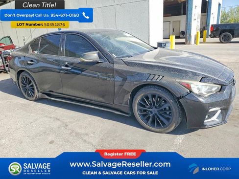 Used 2018 INFINITI Q50 Luxe w/ Cargo Package (L95) RWD image 5