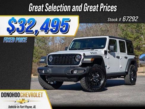 Used 2025 Jeep Wrangler Willys image 1