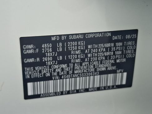Certified 2025 Subaru Outback Limited AWD/4WD image 26