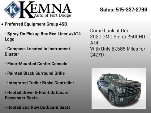 Used 2020 GMC Sierra 2500 AT4 w/ AT4 Premium Package image 19