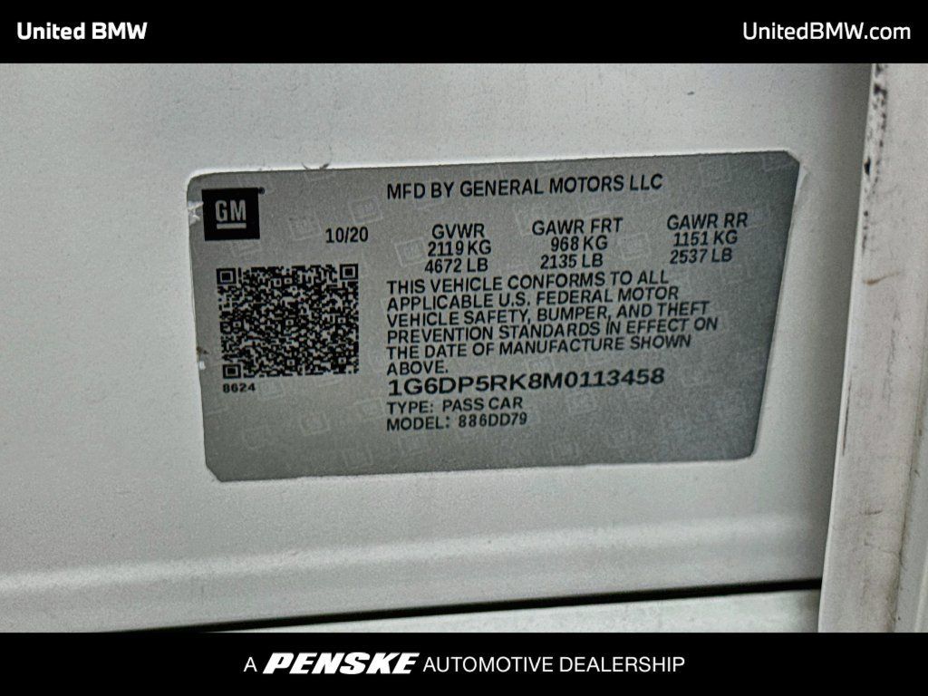 Used 2021 Cadillac CT5 Sport w/ Lighting Package RWD image 21