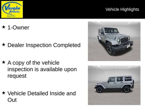 Used 2014 Jeep Wrangler Unlimited Sahara AWD/4WD image 2