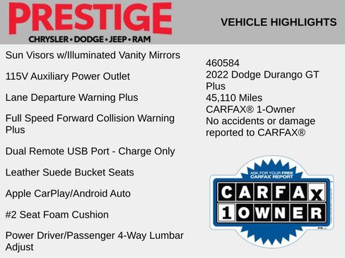 Used 2022 Dodge Durango GT RWD image 12