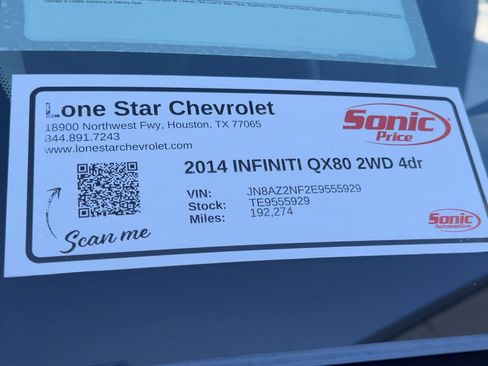 Used 2014 INFINITI QX80 2WD w/ Deluxe Touring Package image 33
