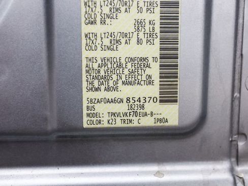 Used 2016 Nissan NV 3500 SL RWD image 66