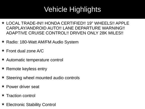 Certified 2022 Honda Accord Sport image 33