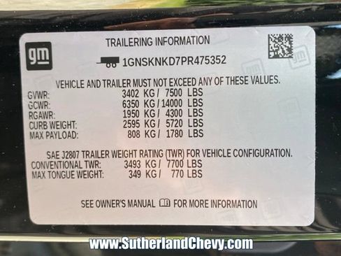 Used 2023 Chevrolet Tahoe LT AWD/4WD image 55
