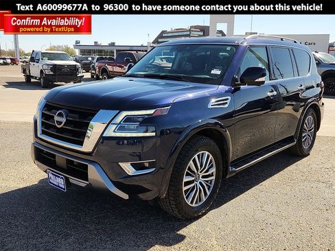 Used 2023 Nissan Armada SL w/ Captain's Chairs Package image 1