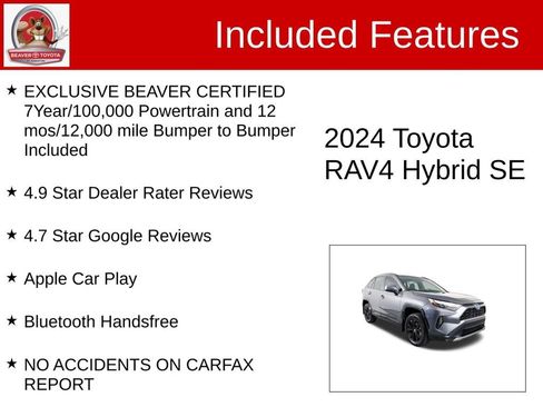 Used 2024 Toyota RAV4 SE AWD/4WD image 4