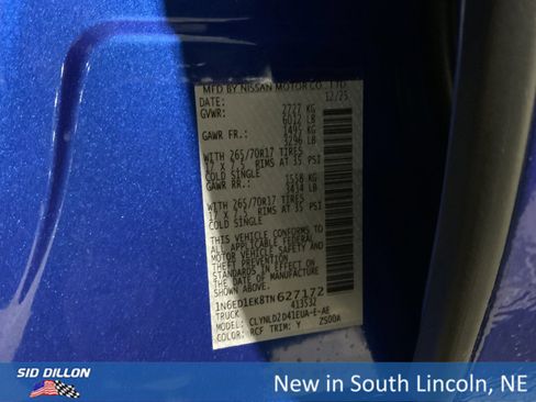 New 2026 Nissan Frontier PRO-4X w/ Pro Premium Package image 12