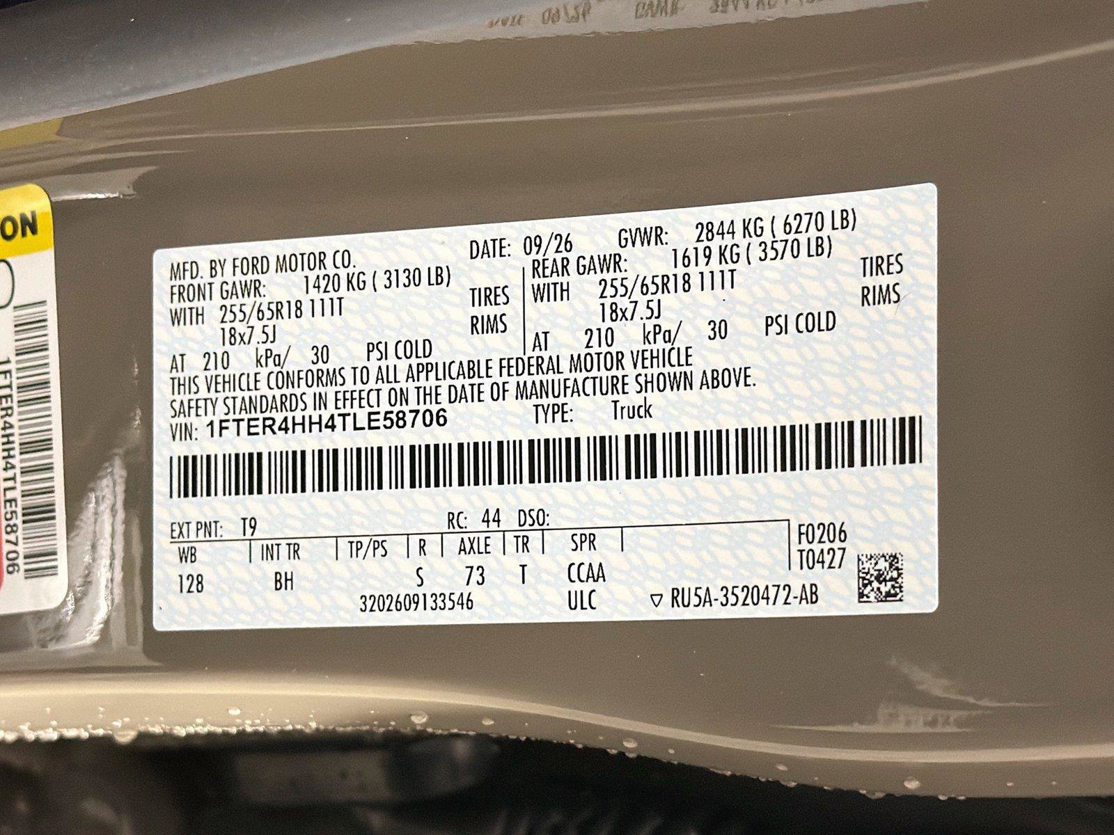 New 2026 Ford Ranger XLT AWD/4WD image 41