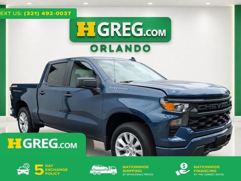 Used 2022 Chevrolet Silverado 1500 Custom AWD/4WD image 1