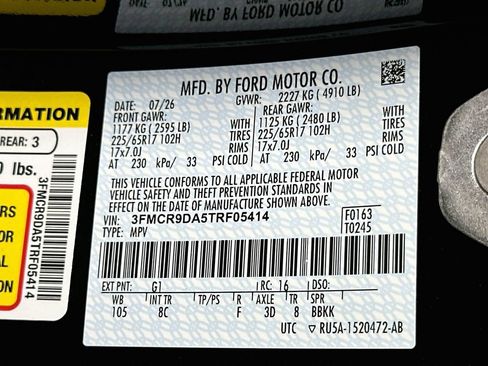 New 2026 Ford Bronco Sport Badlands w/ Badlands Tech Package AWD/4WD image 18