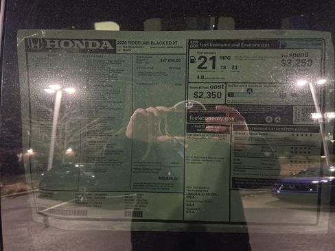 New 2026 Honda Ridgeline Black Edition image 46