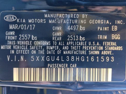 Used 2017 Kia Optima EX image 33