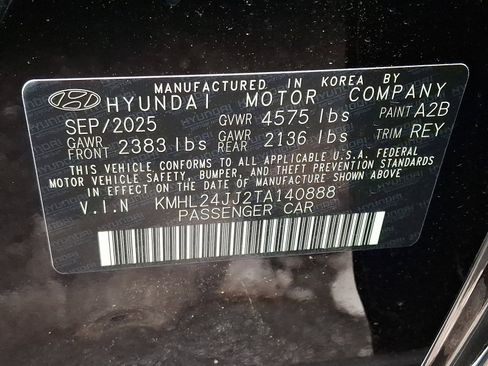 New 2026 Hyundai Sonata Blue FWD image 18