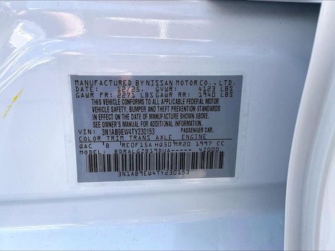 New 2026 Nissan Sentra SL w/ Floor Mat Package FWD image 14