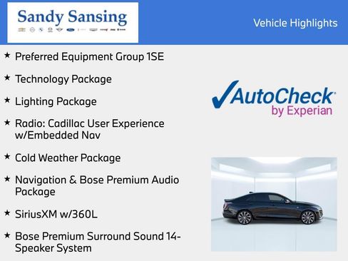 Used 2023 Cadillac CT4 Sport AWD/4WD image 7