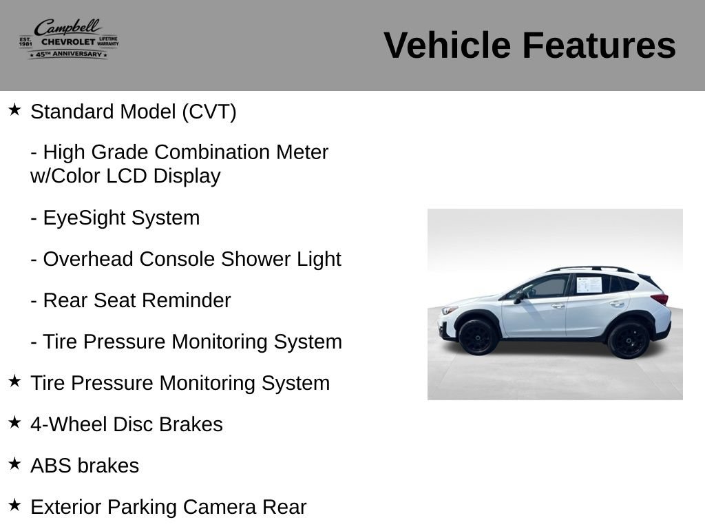 Used 2023 Subaru Crosstrek 2.0i AWD/4WD image 5