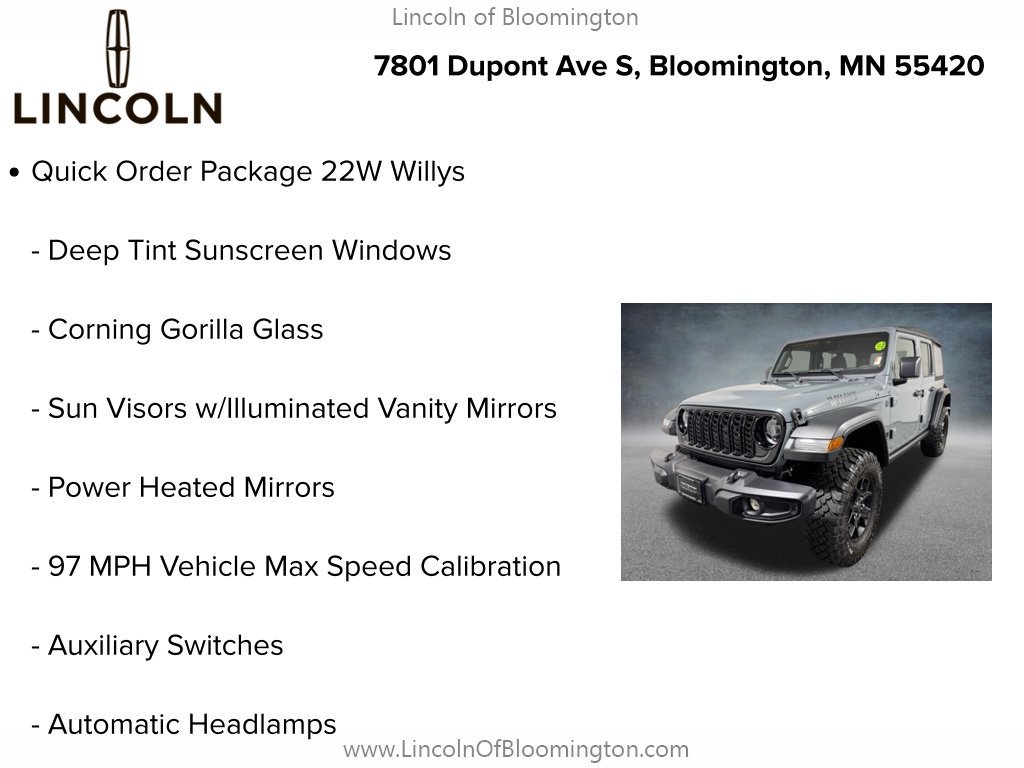 Used 2025 Jeep Wrangler Unlimited Sport AWD/4WD image 9