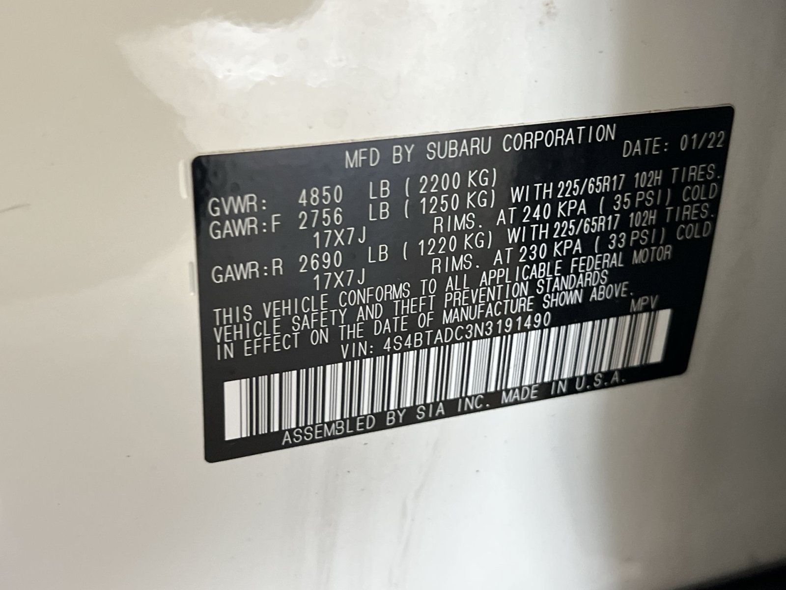Used 2022 Subaru Outback Premium AWD/4WD image 39
