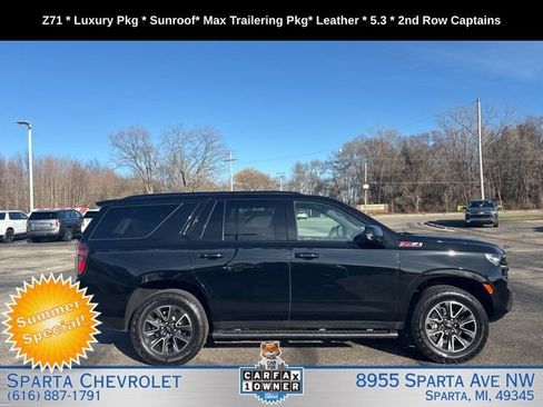 Used 2024 Chevrolet Tahoe Z71 w/ Luxury Package AWD/4WD image 2