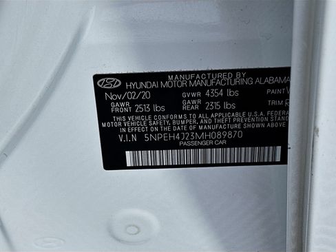 Used 2021 Hyundai Sonata Limited w/ Preferred Accessory Package FWD image 33