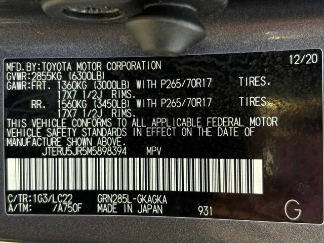 Used 2021 Toyota 4Runner TRD Off-Road Premium w/ Moonroof Package AWD/4WD image 43