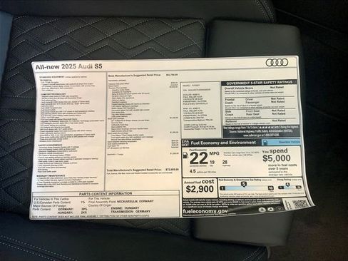 New 2025 Audi S5 Premium Plus image 14