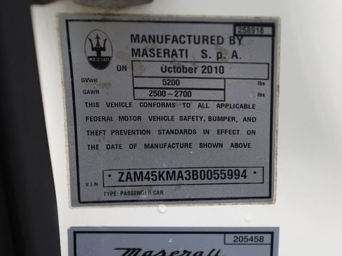 Used 2011 Maserati GranTurismo Convertible RWD image 36