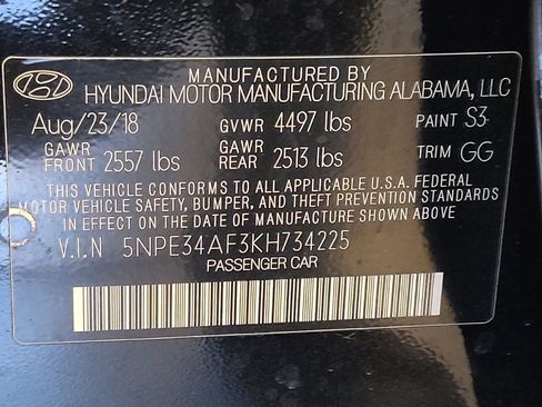 Used 2019 Hyundai Sonata Limited w/ Ultimate Package 04 FWD image 33