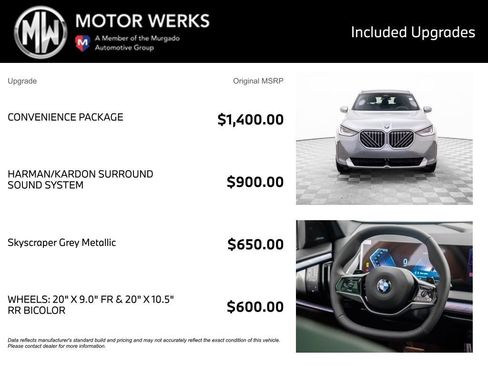 New 2026 BMW X3 xDrive30 w/ Convenience Package AWD/4WD image 4