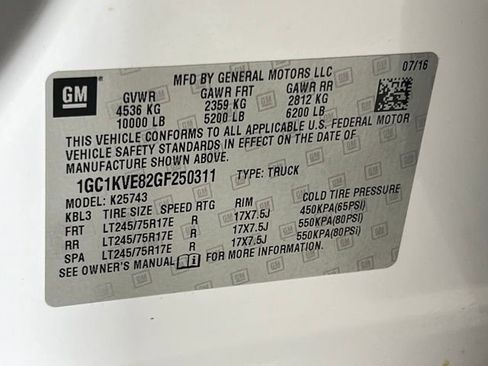 Used 2016 Chevrolet Silverado 2500 LT w/ LT Convenience Package image 25