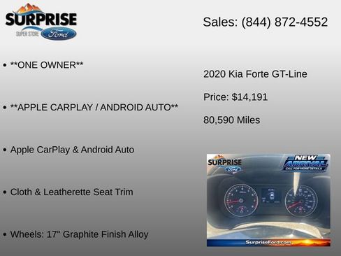 Used 2020 Kia Forte GT-Line FWD image 6