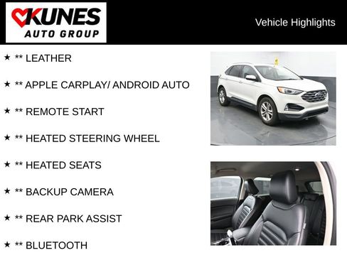 Used 2020 Ford Edge SEL w/ Cold Weather Package FWD image 2