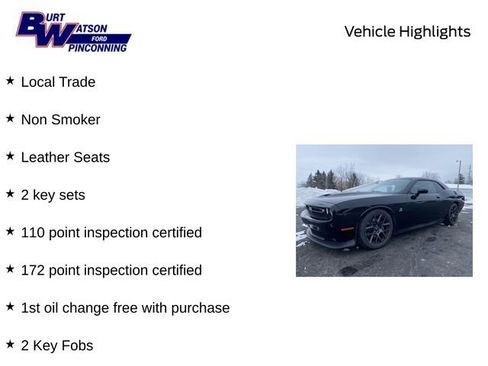 Used 2017 Dodge Challenger R/T Scat Pack w/ Leather Interior Group image 10