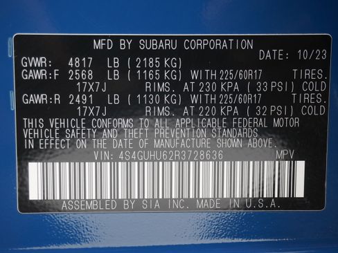 Used 2024 Subaru Crosstrek 2.5i Wilderness AWD/4WD image 32