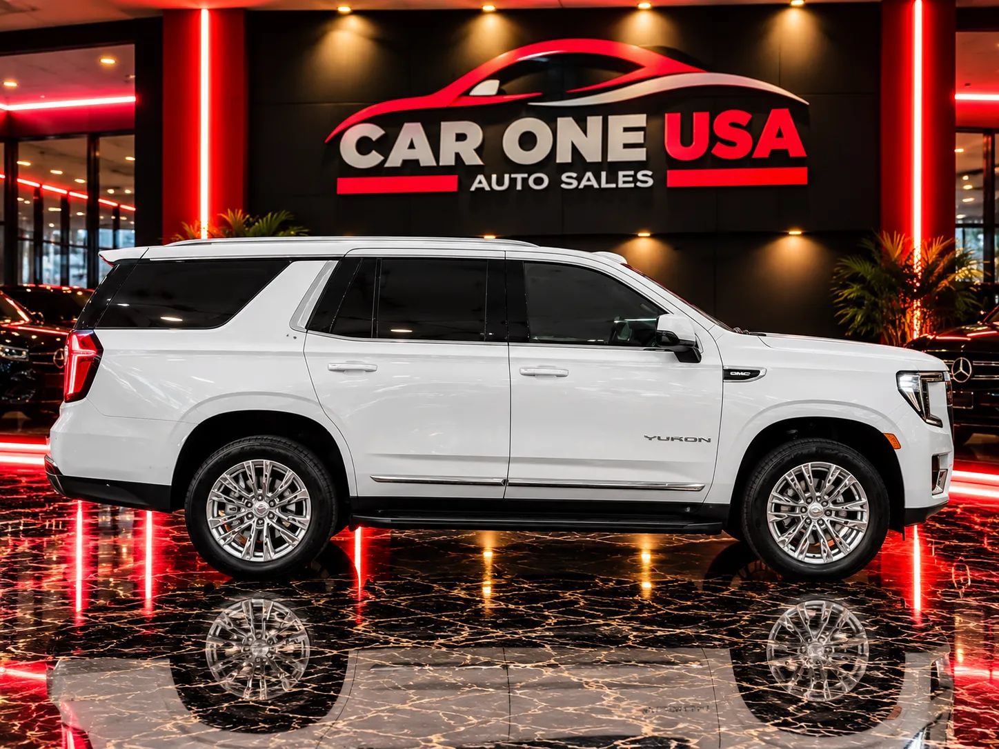 Used 2021 GMC Yukon SLT w/ Rear Media and Nav Package RWD image 2