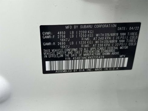 Used 2022 Subaru Outback Limited image 19