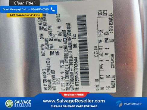 Used 2015 Ford F150 XLT w/ Equipment Group 301A Mid image 16