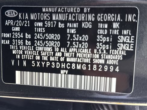 Used 2021 Kia Telluride EX w/ EX Premium Package AWD/4WD image 33