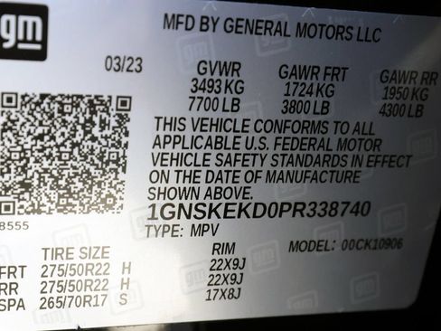 Used 2023 Chevrolet Suburban RST w/ Luxury Package AWD/4WD image 11