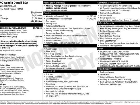 Certified 2023 GMC Acadia Denali w/ Denali Technology Package AWD/4WD image 46