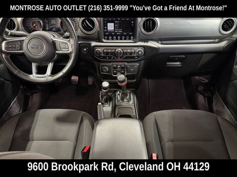 Used 2021 Jeep Wrangler Unlimited Sahara w/ Uconnect 4C Nav & Sound Group AWD/4WD image 2